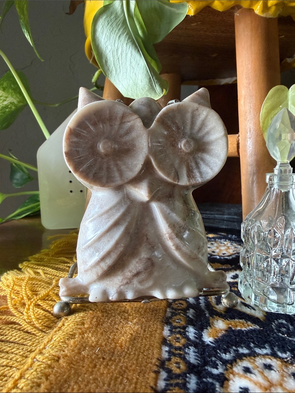 Vintage Owl napkin holder